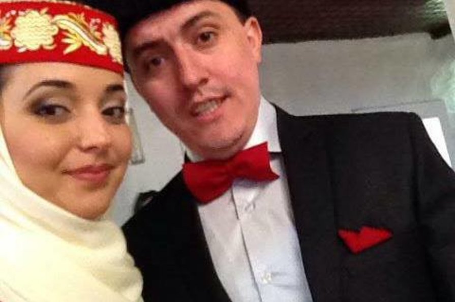 На фото: Рустем Джанбазов с супругой Ниярой 