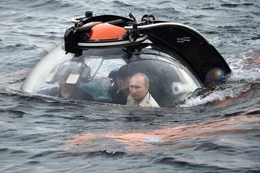 Владимир Путин в Севастополе, август 2015 года