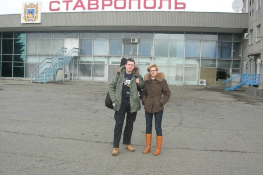 Анна Тригга (Богачева) — справа, Радио Свобода